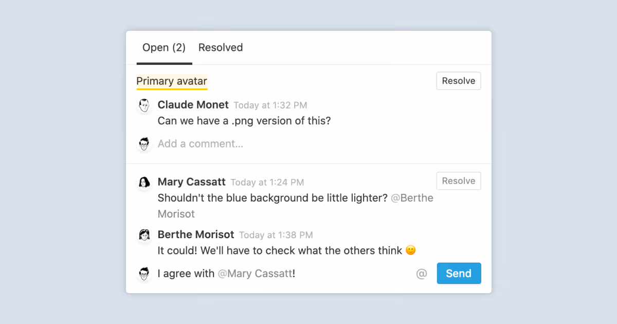 Comments & discussions