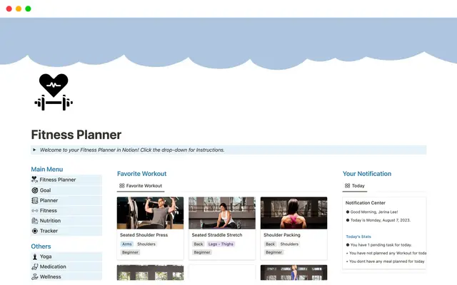 Ultimate Fitness Planner